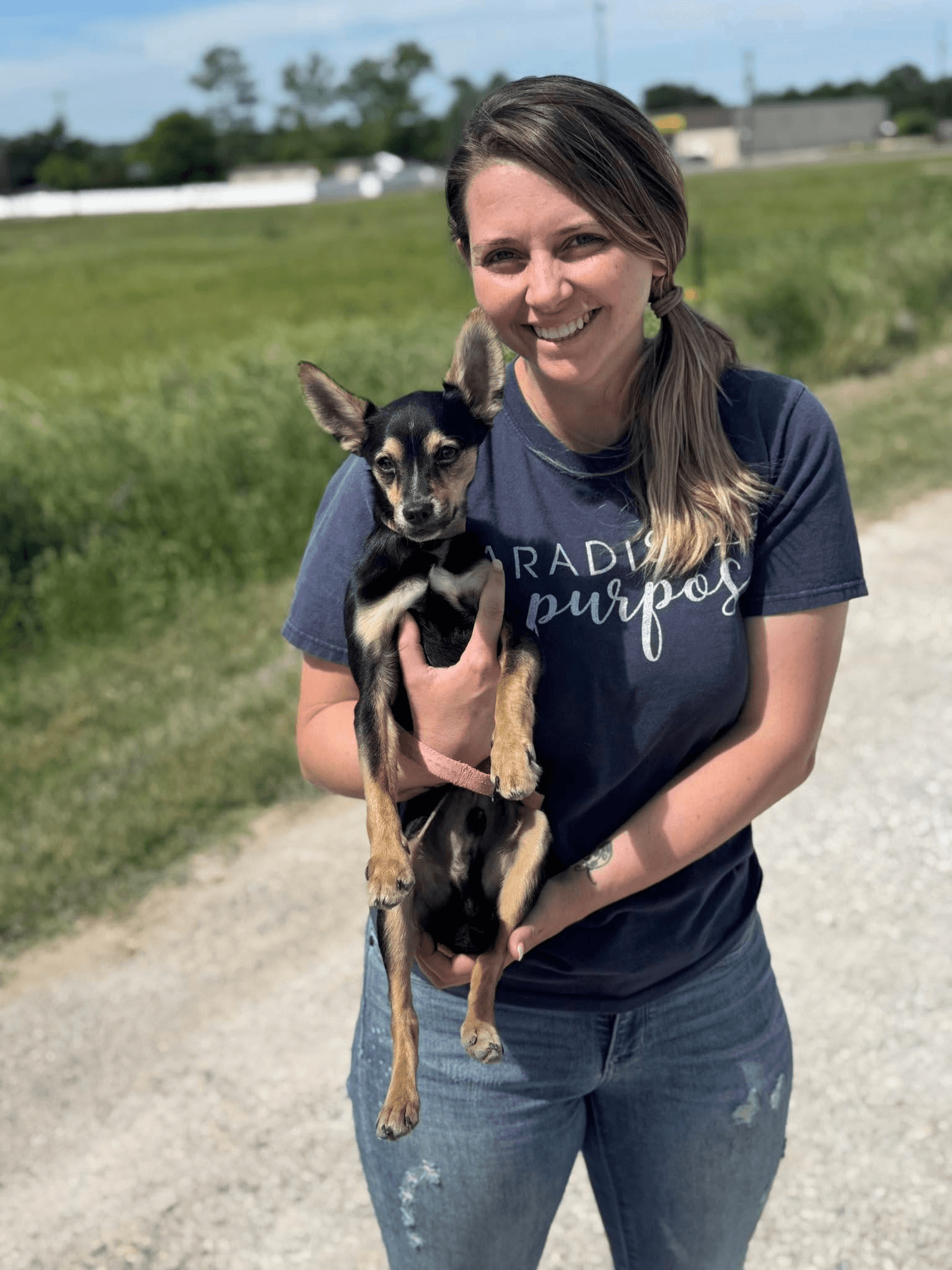 Valerie, co-founder of Stray to Play Rescue